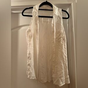 Nordstrom’s BP Cold Shoulder White Button Down Shirt